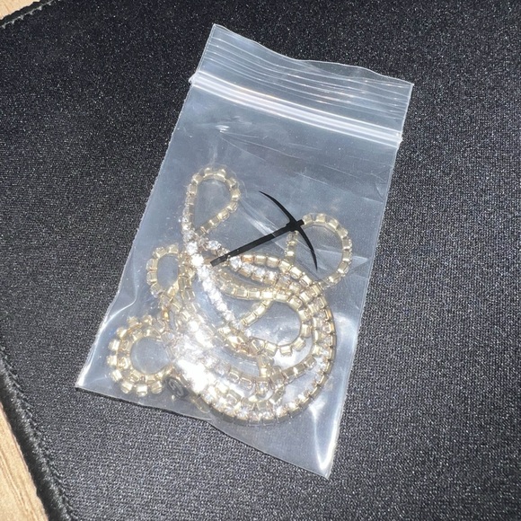 Shop GLD 24” Micro Tennis Necklace in Yellow Gold - Picture 1 of 2